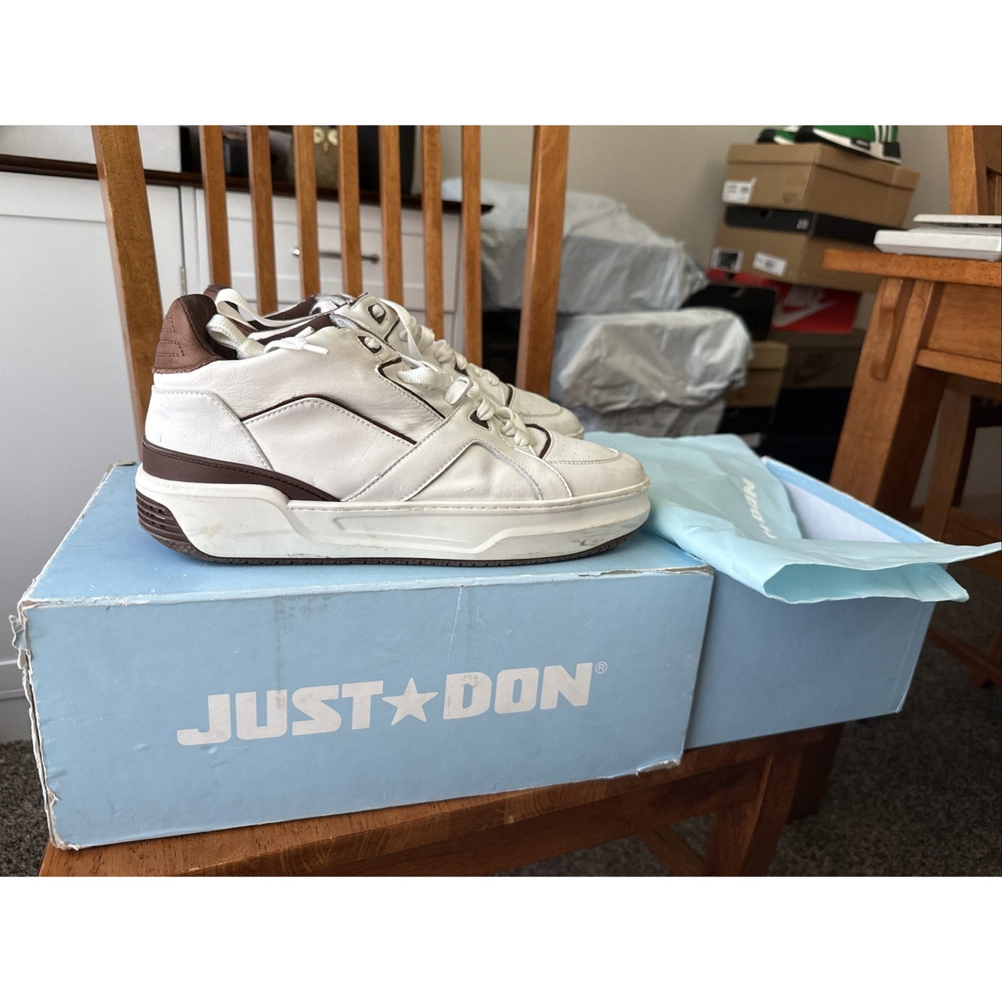 Size Eu 43 US 10 Just Don Low Luxury JD3 Shoes Italy BS163