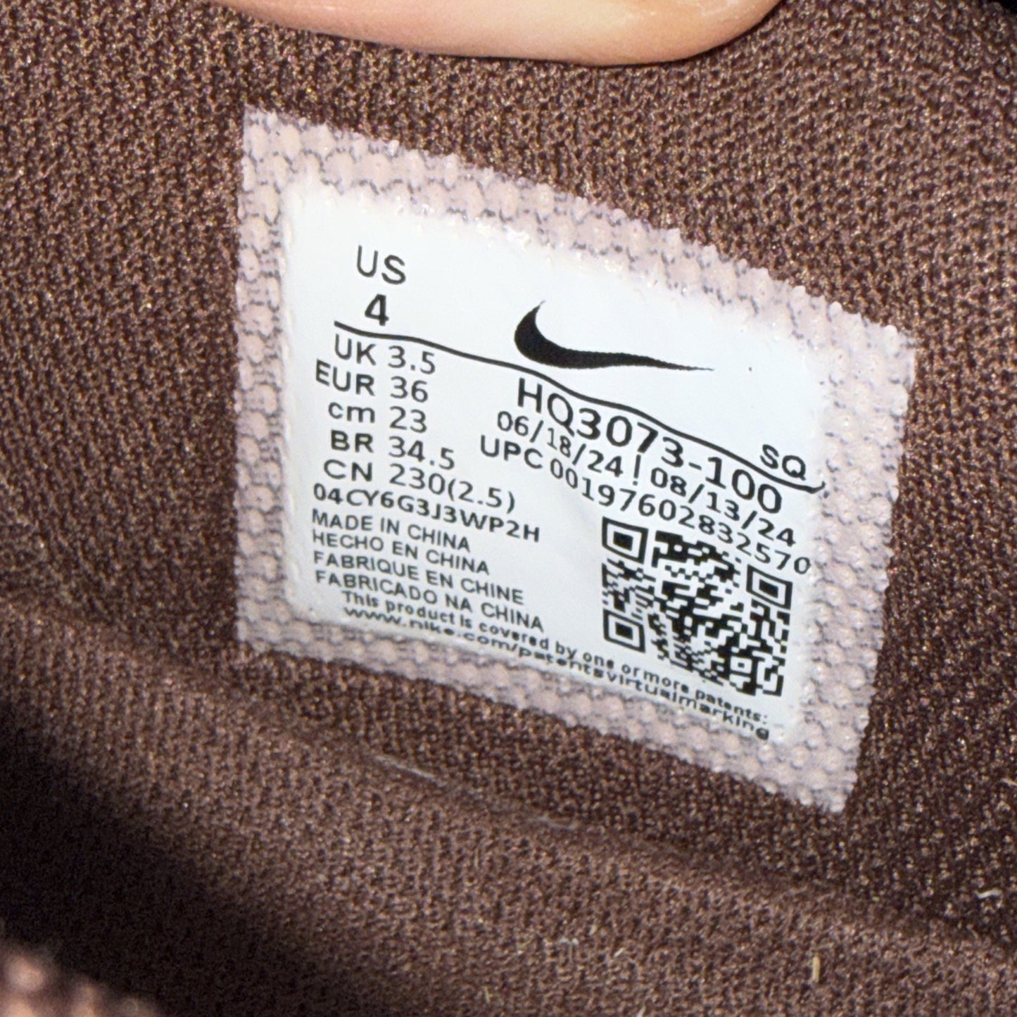 Nike Travis Scott Zoom Field Jaxx Lace-Up Light Chocolate HQ3073-100 Size 4