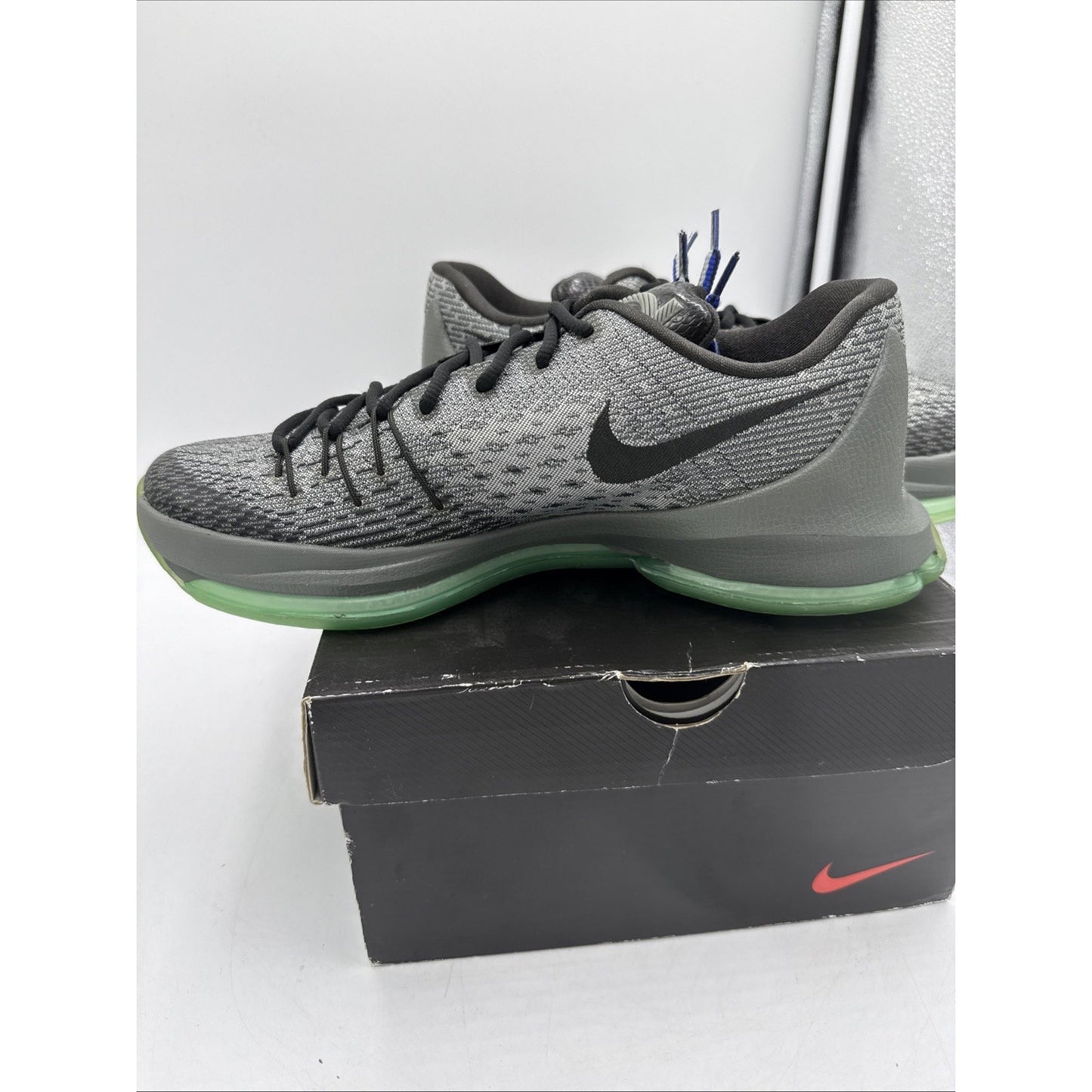 Nike KD VIII Men’s Running Shoes sz 9 Hunt's Hill Night Basketball Sneakers Zoom