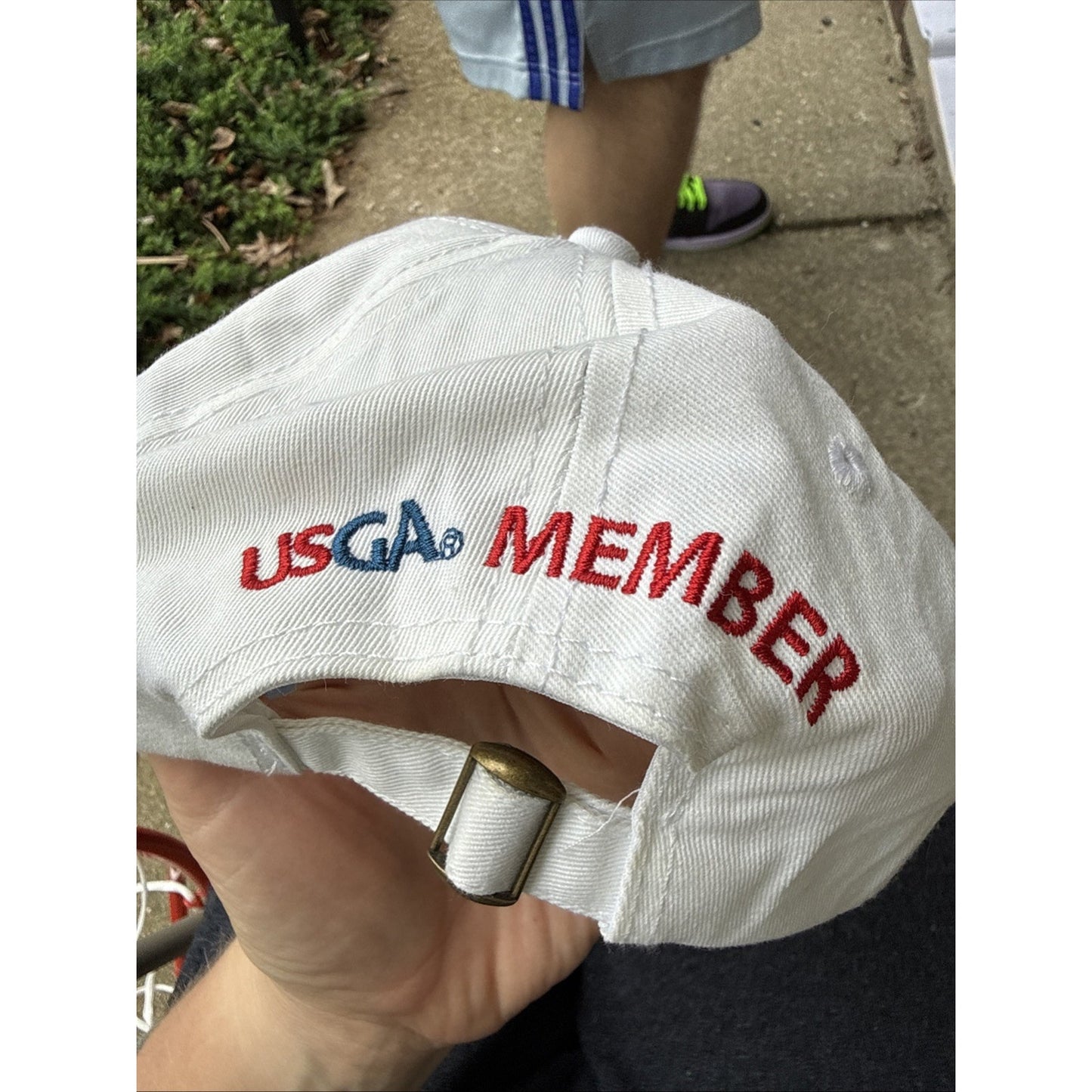 2017 US Open Erin Hills USGA Golf Hat White Baseball Cap Shamrock