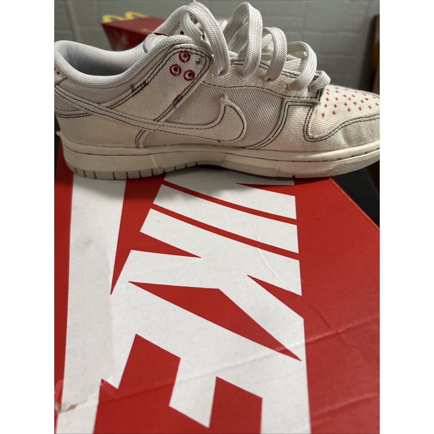 Size 7 - Nike Dunk Low Sashiko - Light Orewood Brown 2023