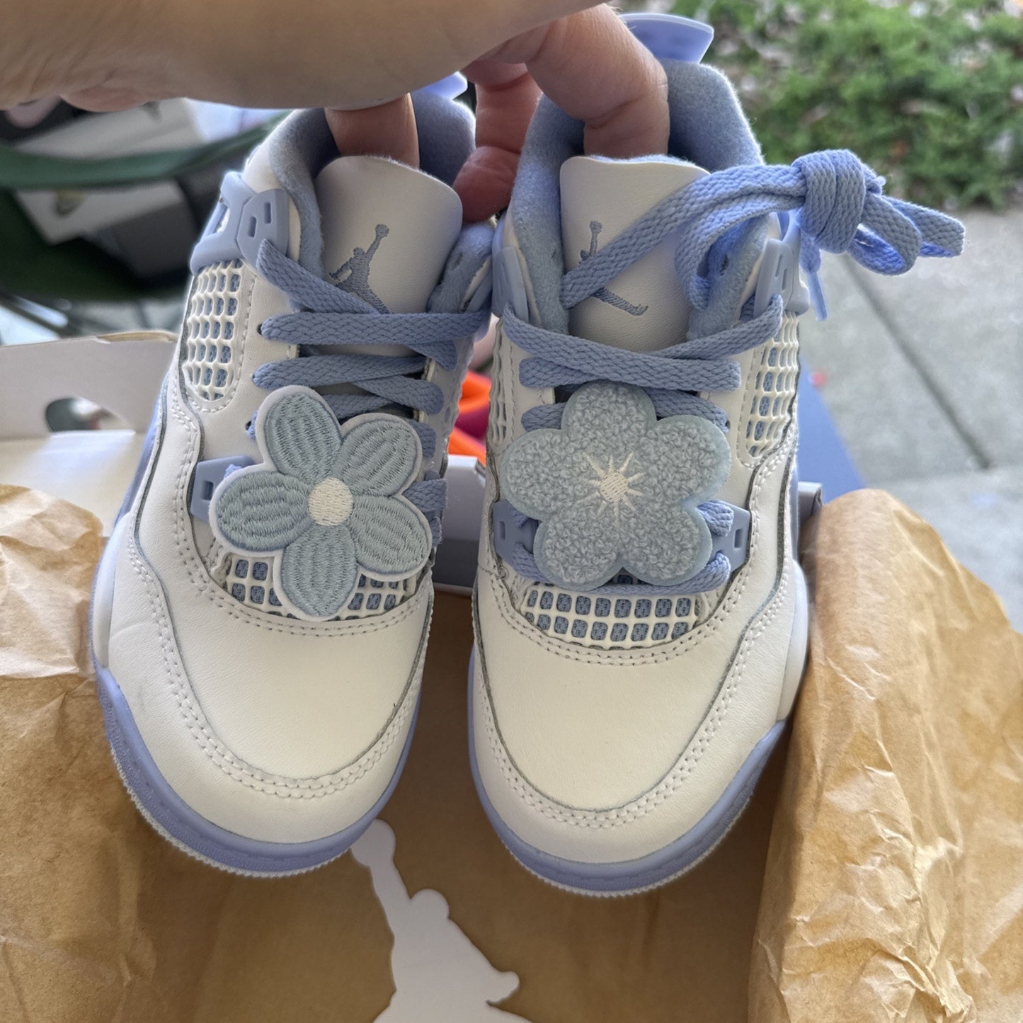 Jordan 4 IV Retro TD 'Forget Me Not' Aluminum IB8962-100 Sz 11.5C