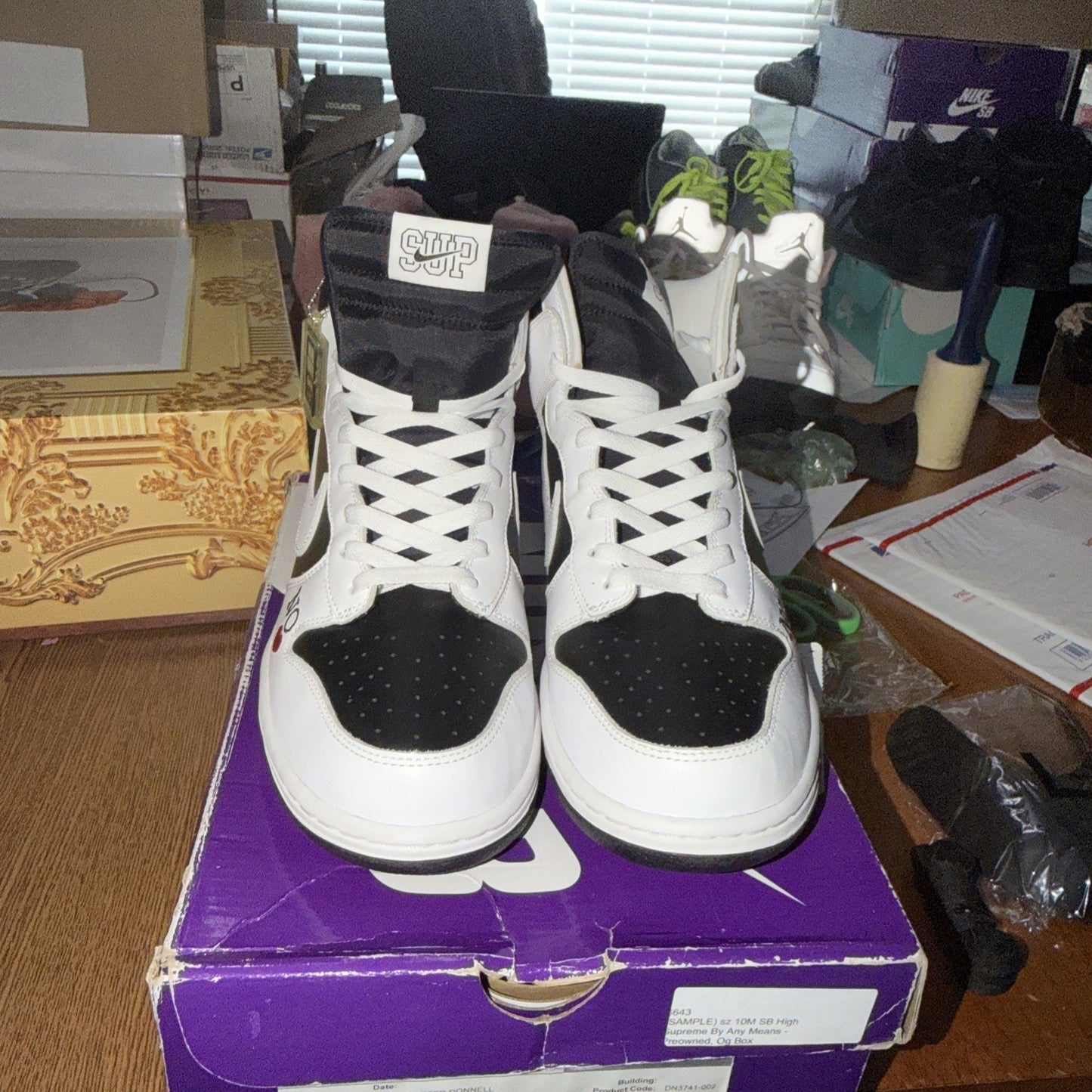 Size 11 - Supreme x Nike Dunk SB High By Any Means - Stormtrooper Promo Sample
