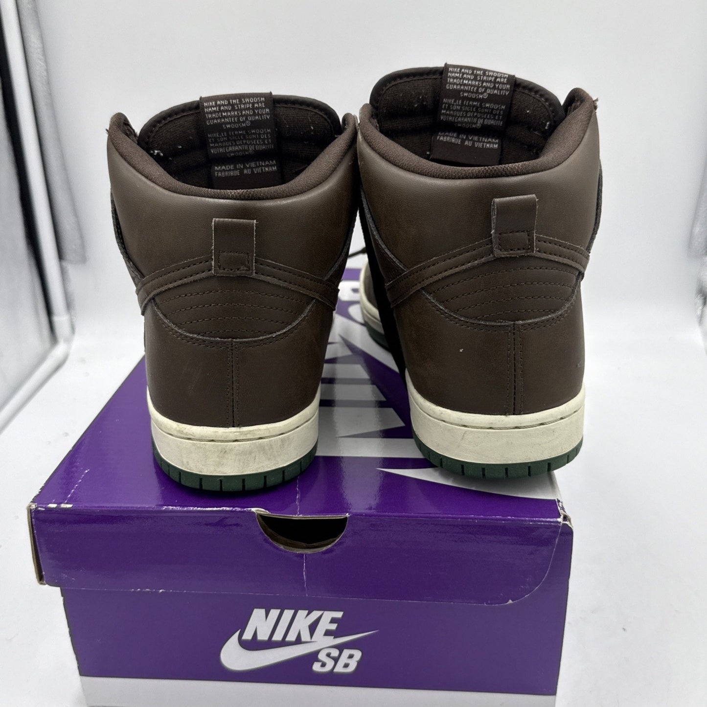 Size 9.5 - Nike Dunk SB High Baroque Brown