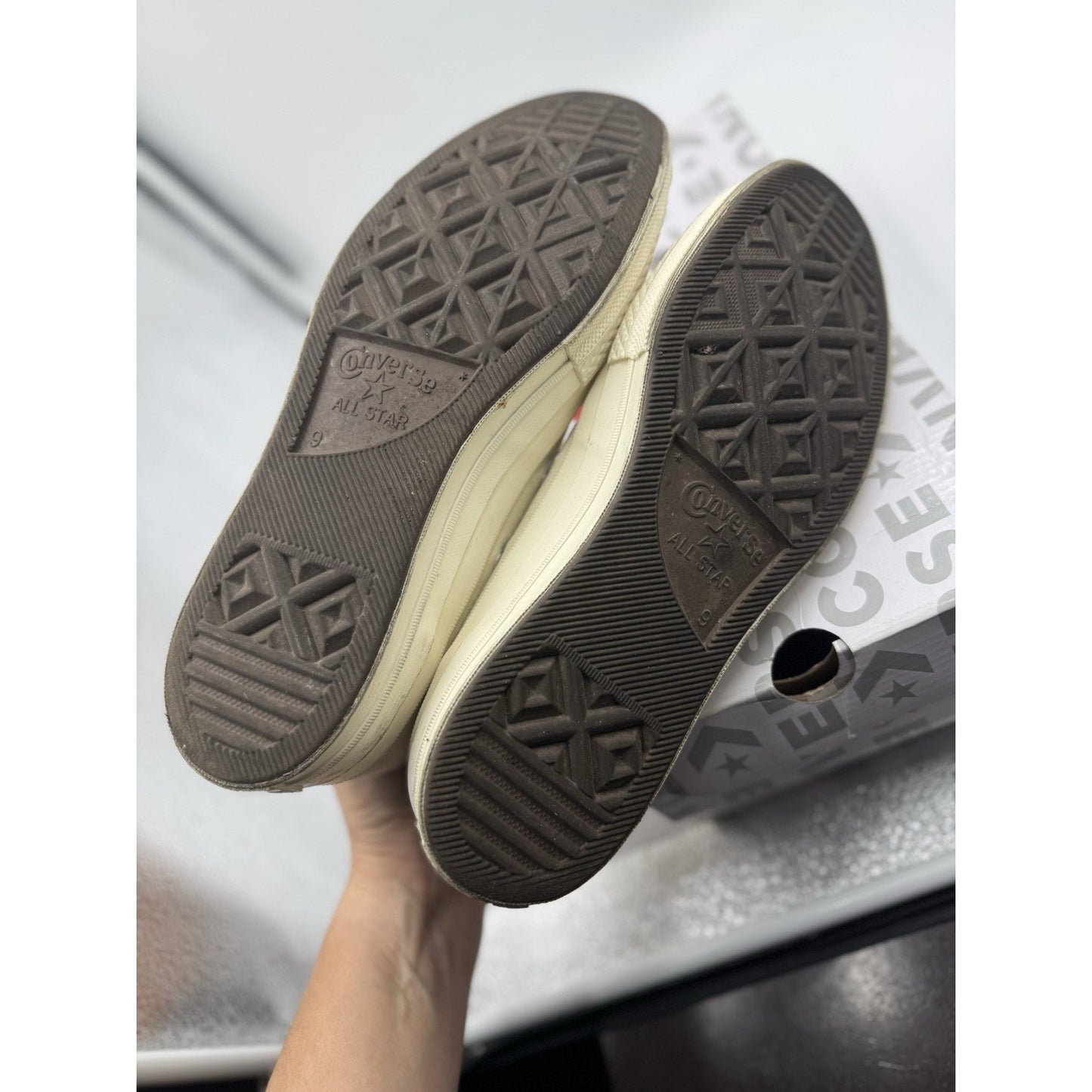 Size 9 - Converse Comme des Garçons Play x Chuck 70 High Milk