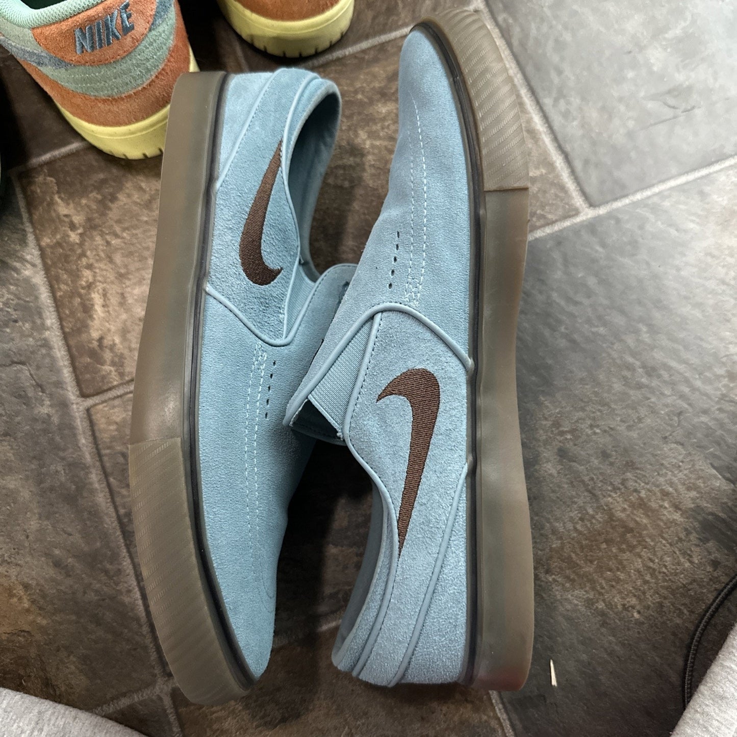 Size 11.5 - Nike Zoom Stefan Janoski+ Slip SB Denim Turquoise