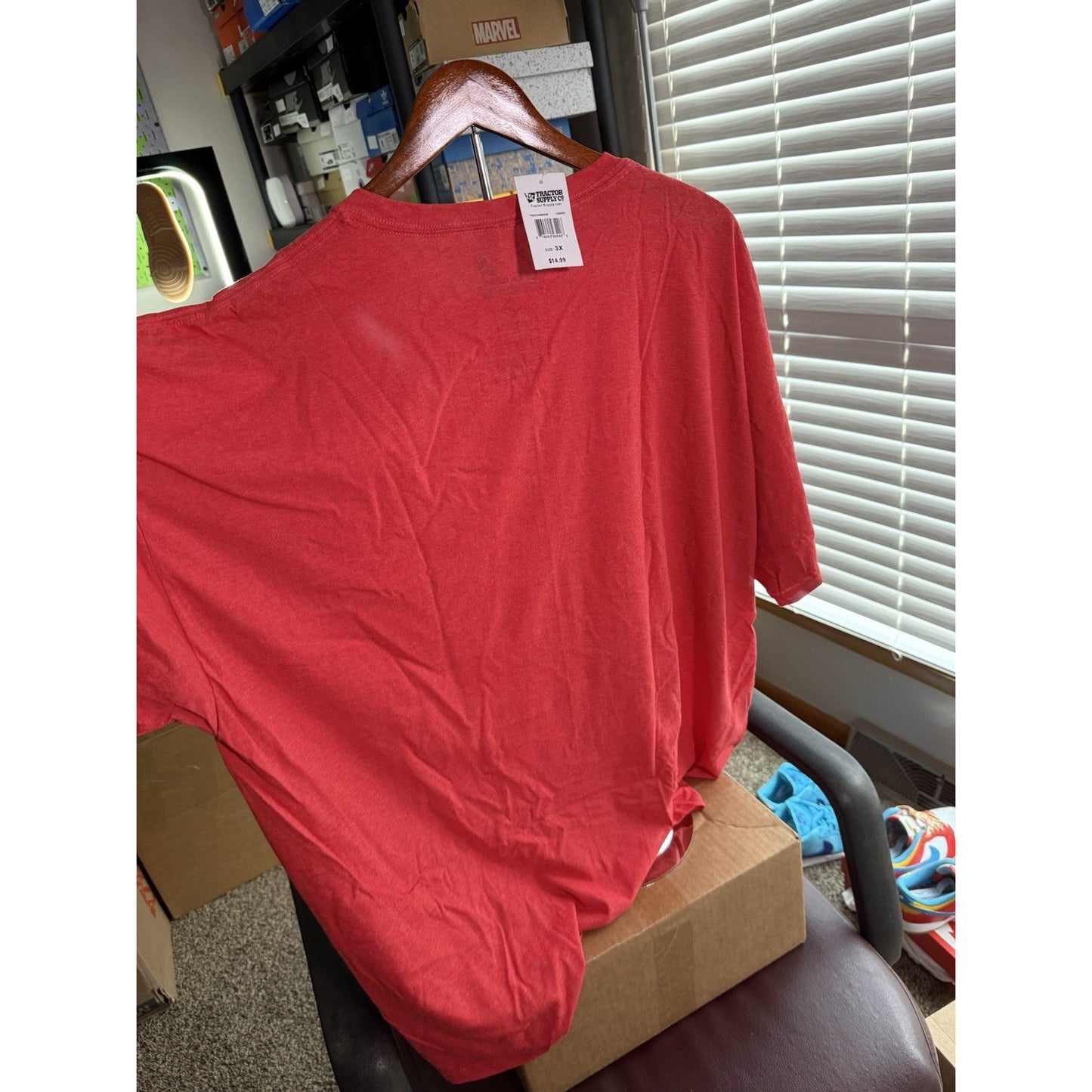 Mack Truck Bulldog Graphic T-shirt, Red, Mens Size 3XL