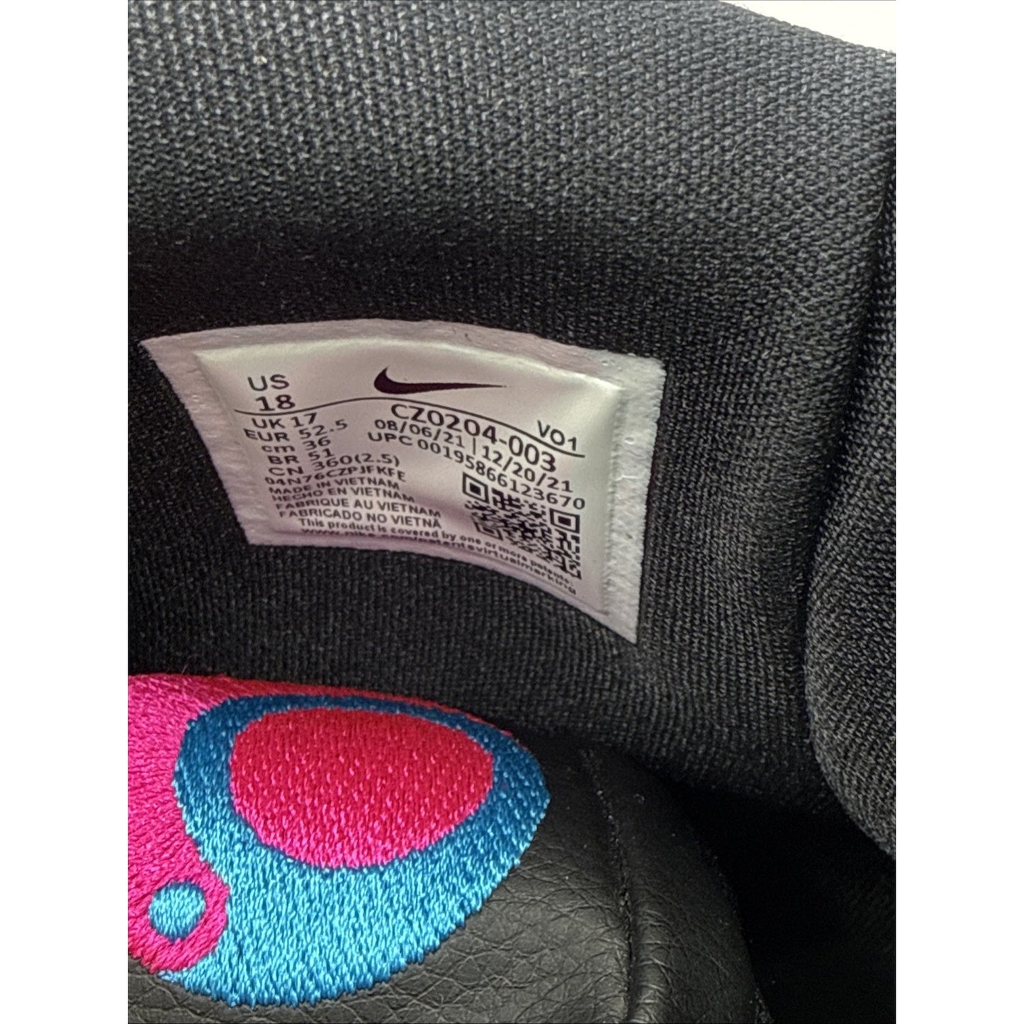 Size 18 - Nike Kyrie Infinity South Beach