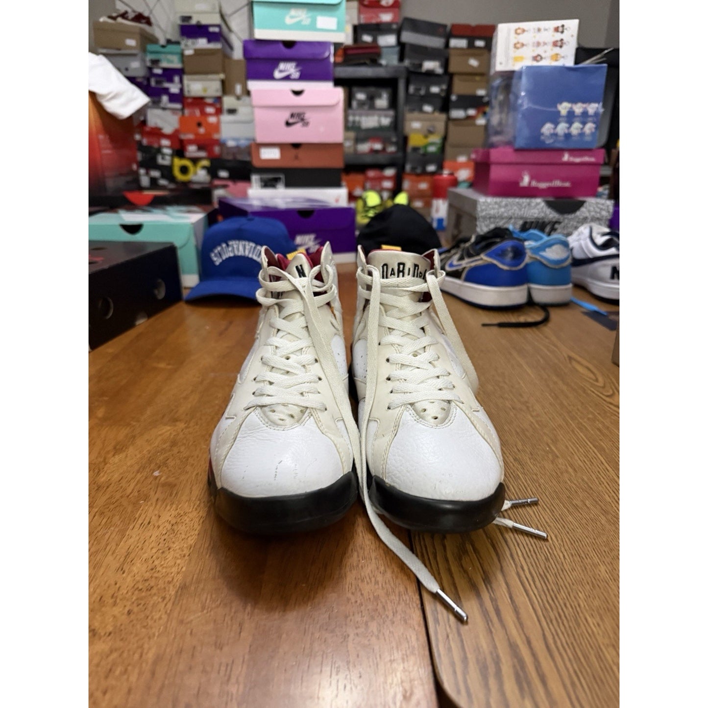 Size 6 - Air Jordan 7 Retro 2011 Cardinal