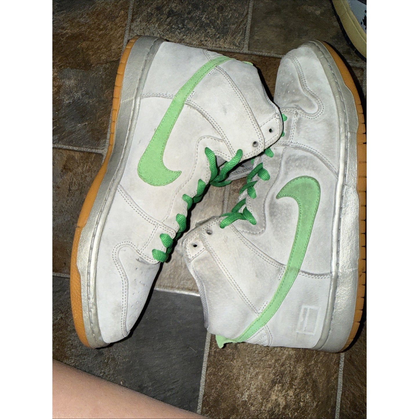 Size 12 - Nike SB Dunk High Silver Box