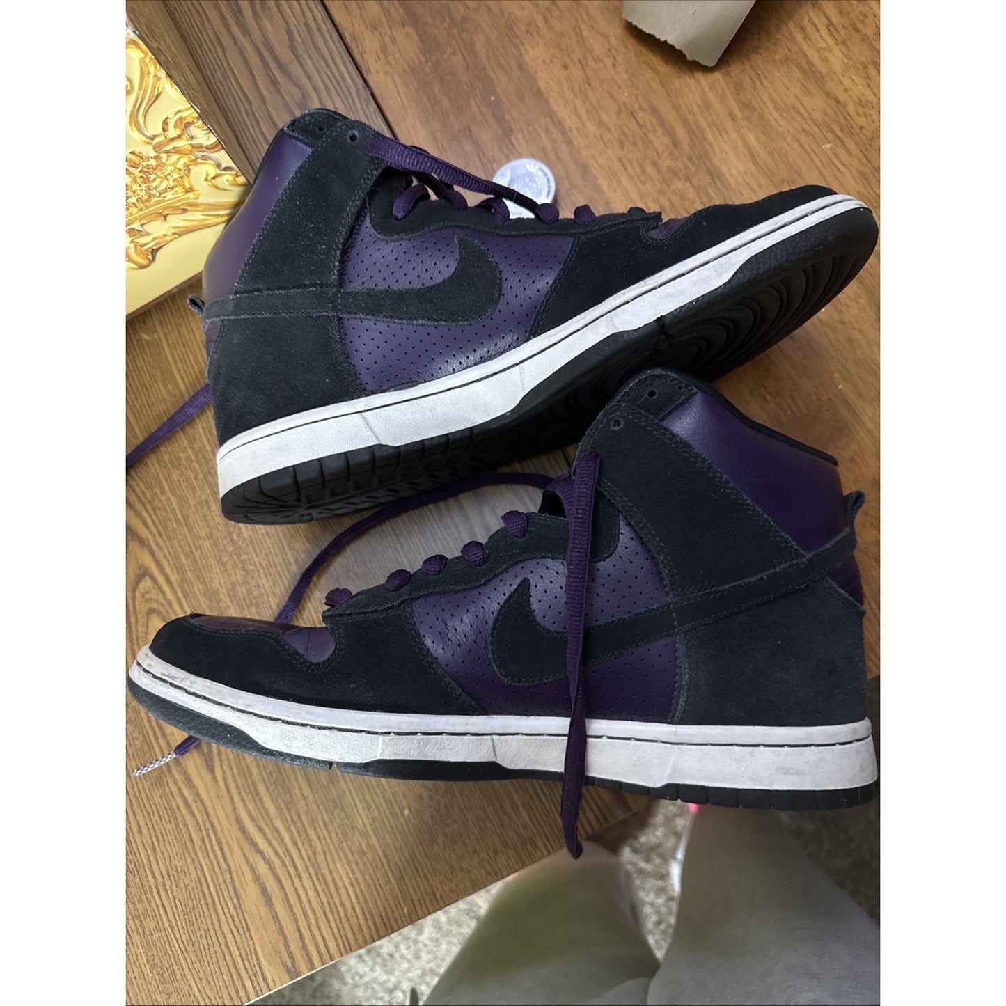 Size 11 - Nike Dunk Pro Sb High Grand Purple Black