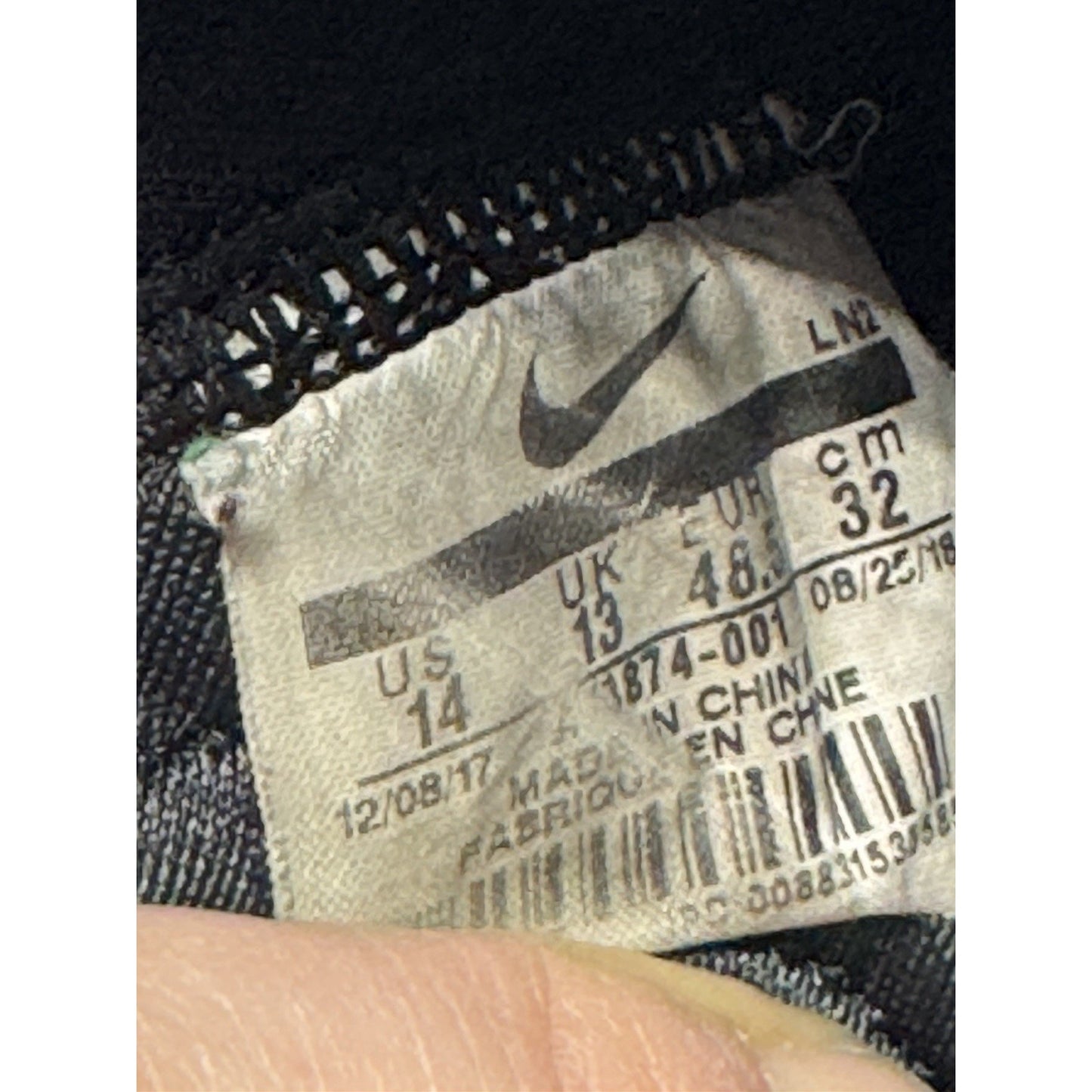 Size 14 - Nike Kobe A.D. TB Black Silver