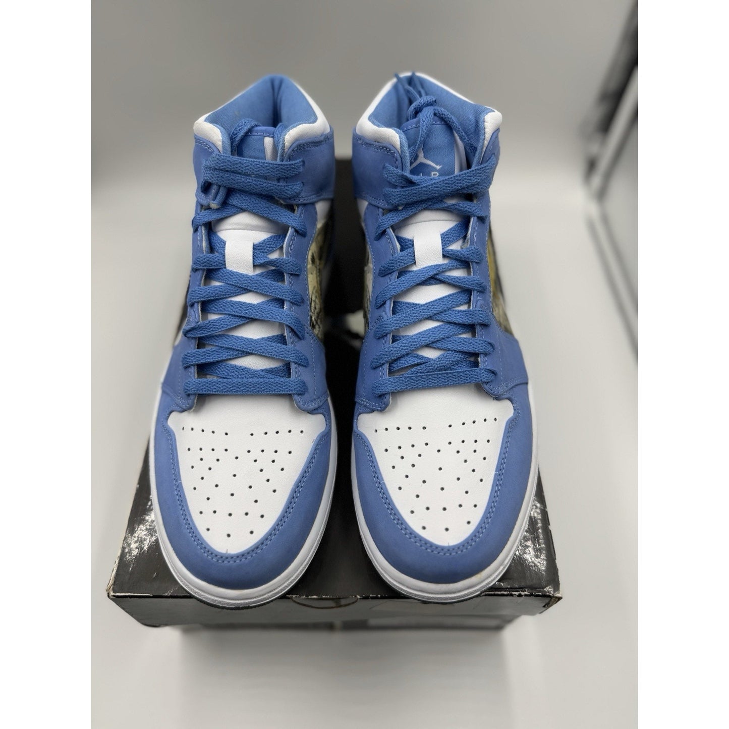 Size 11.5 - Air Jordan 1 Retro Alpha White University Blue BS562