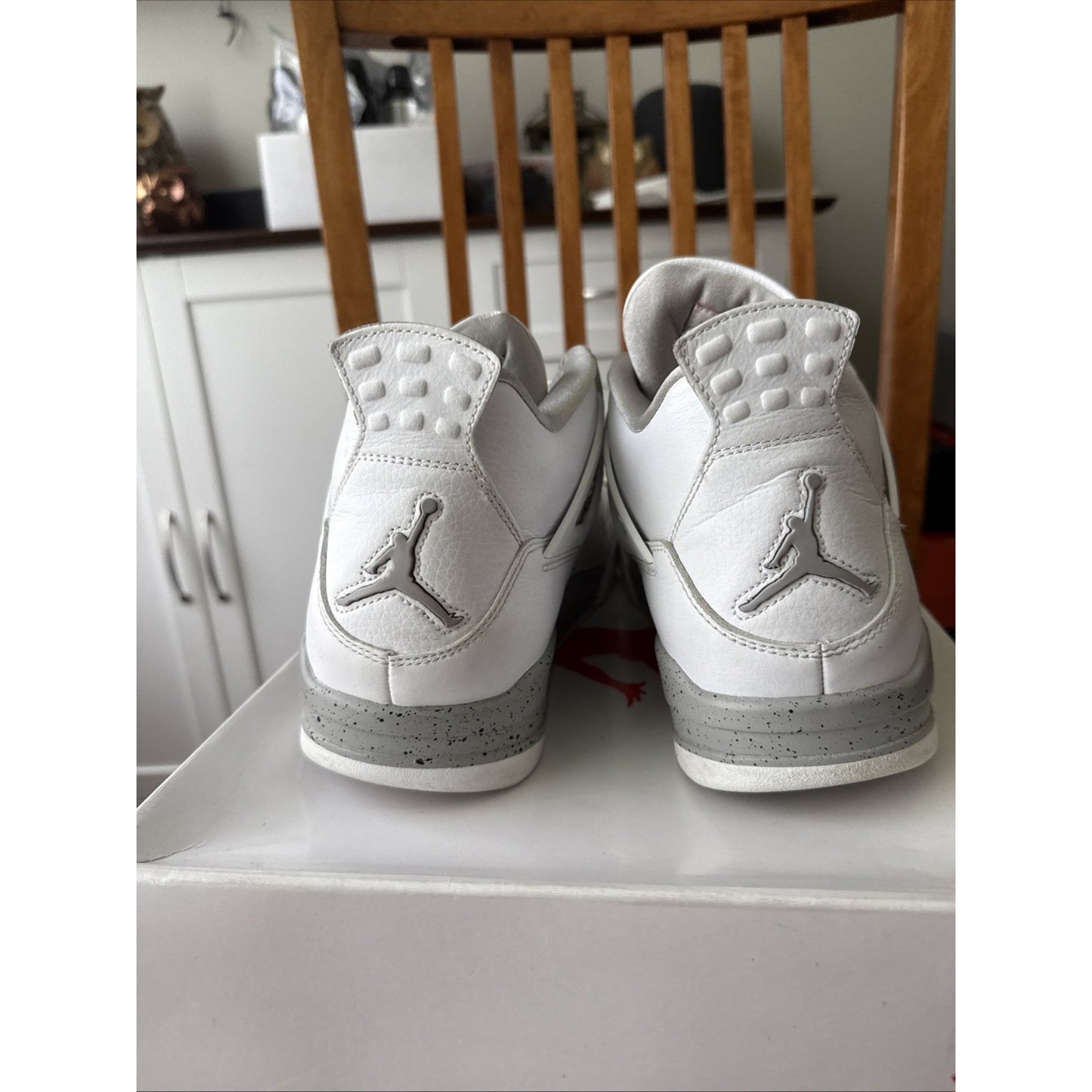 Size 11.5 - Jordan 4 Retro Mid White Oreo BS256