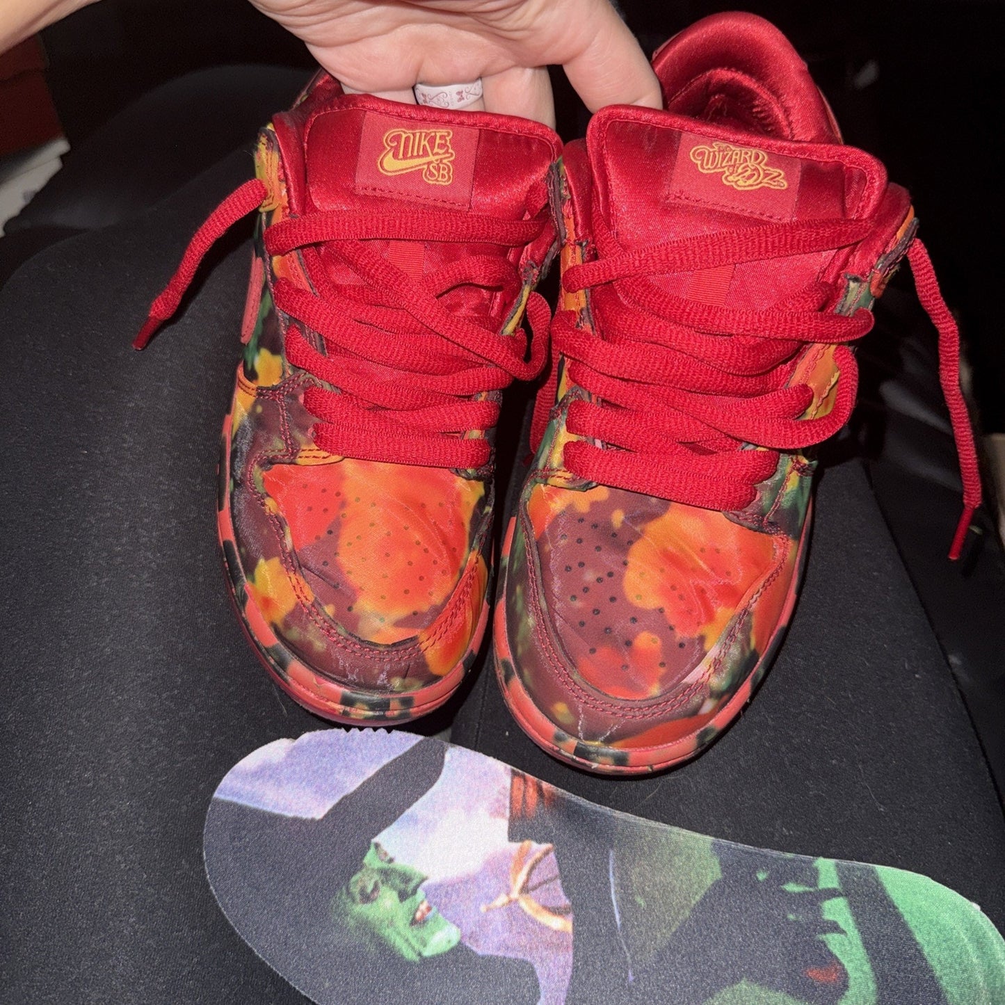 Size 4.5 - The Wizard of Oz x Nike Dunk SB Low Poppy Field