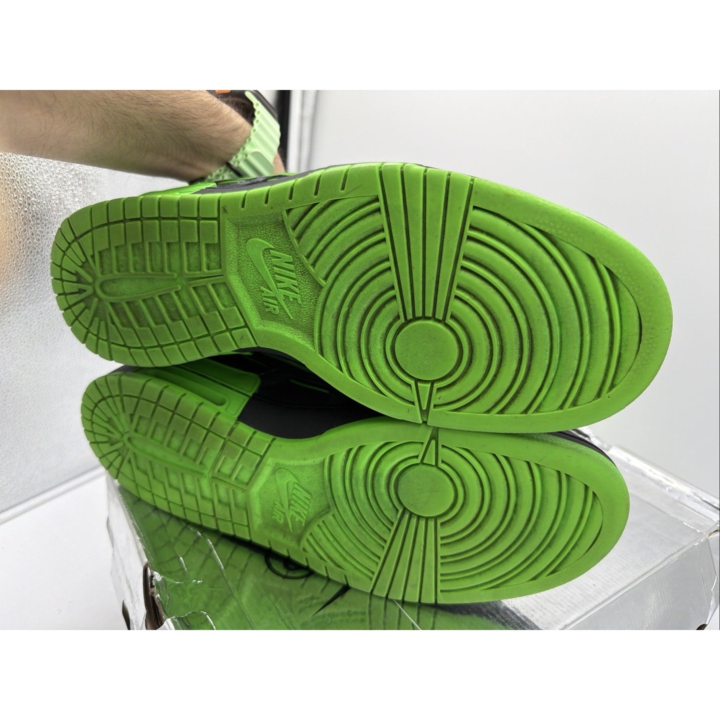 Size 12 - Nike Air Rubber Dunk x Off-White Low Green Strike