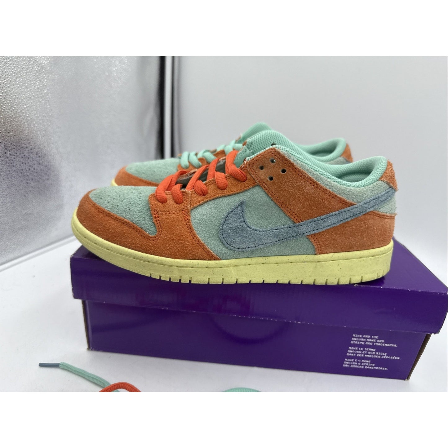 Size 8.5 - Nike Dunk SB Low Orange Emerald Rise