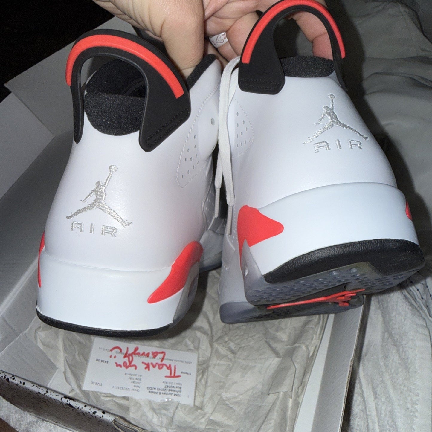 Size 10 - Jordan 6 Retro Infrared White 2014