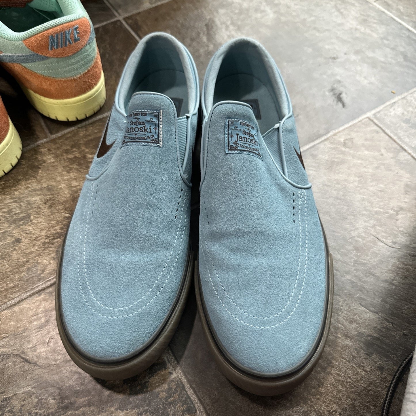 Size 11.5 - Nike Zoom Stefan Janoski+ Slip SB Denim Turquoise