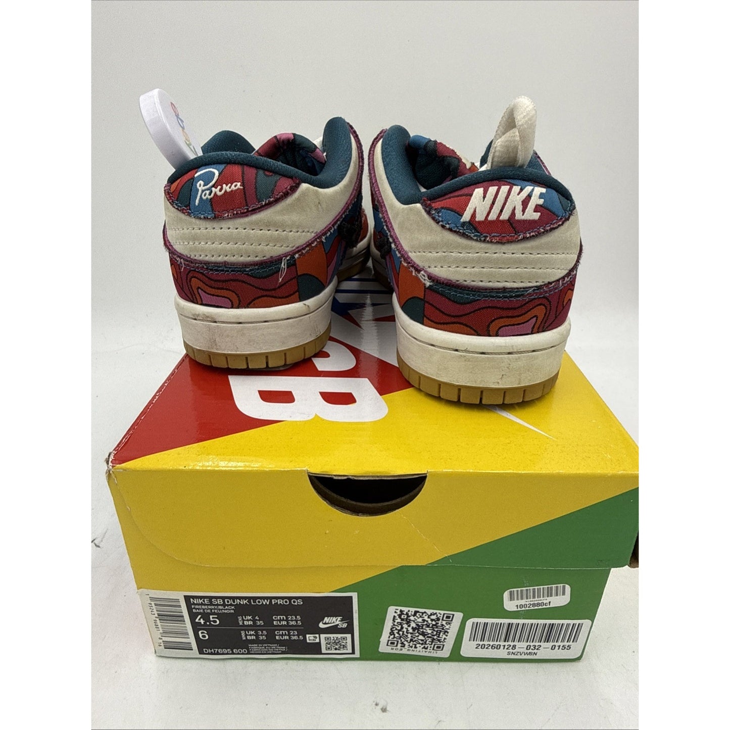Size 4.5 - Nike Dunk Low Pro SB x Parra Abstract Art 2021