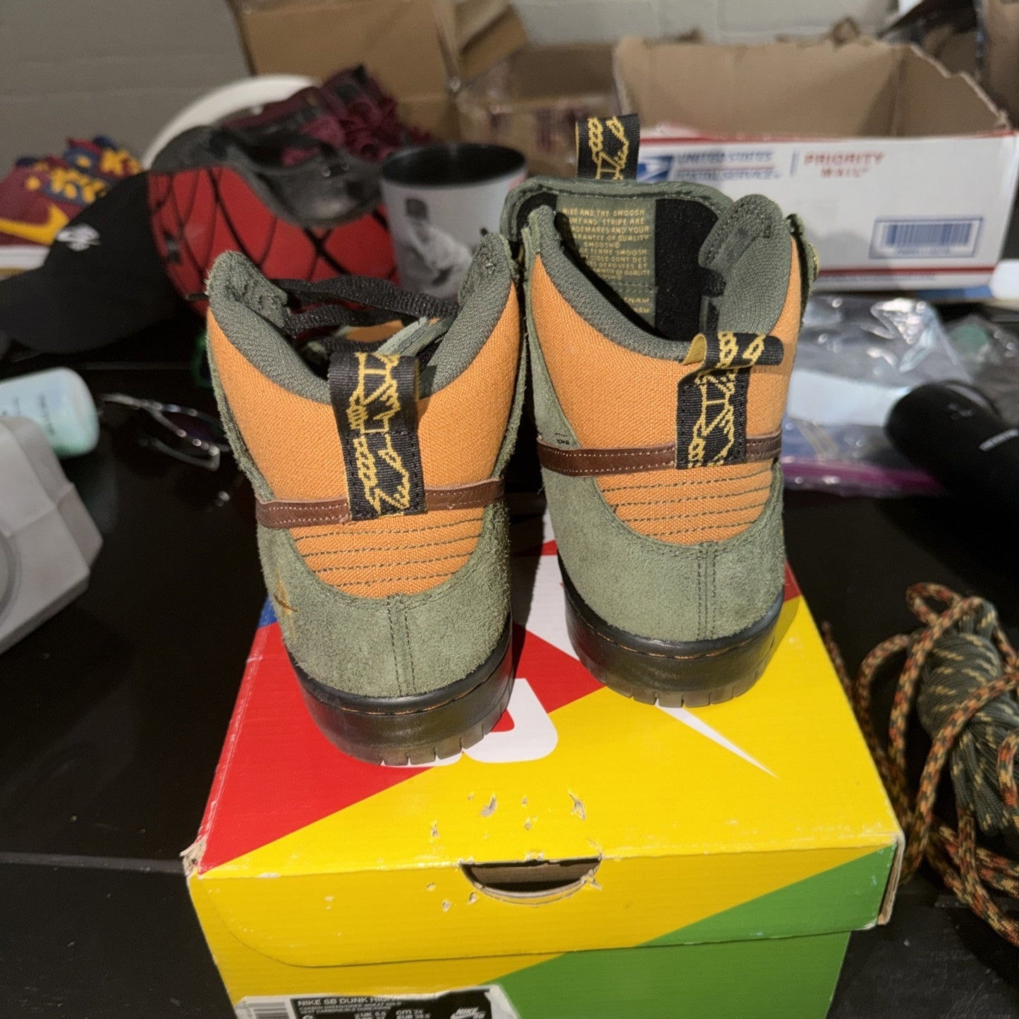 Size 6 - Pass~Port x Nike Dunk SB High Workboot