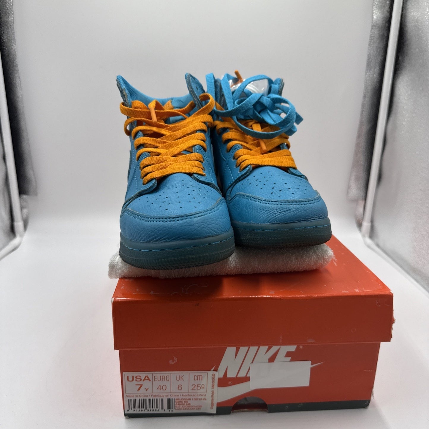 Size 7 (GS) - Jordan 1 Retro OG G8RD High Blue Lagoon