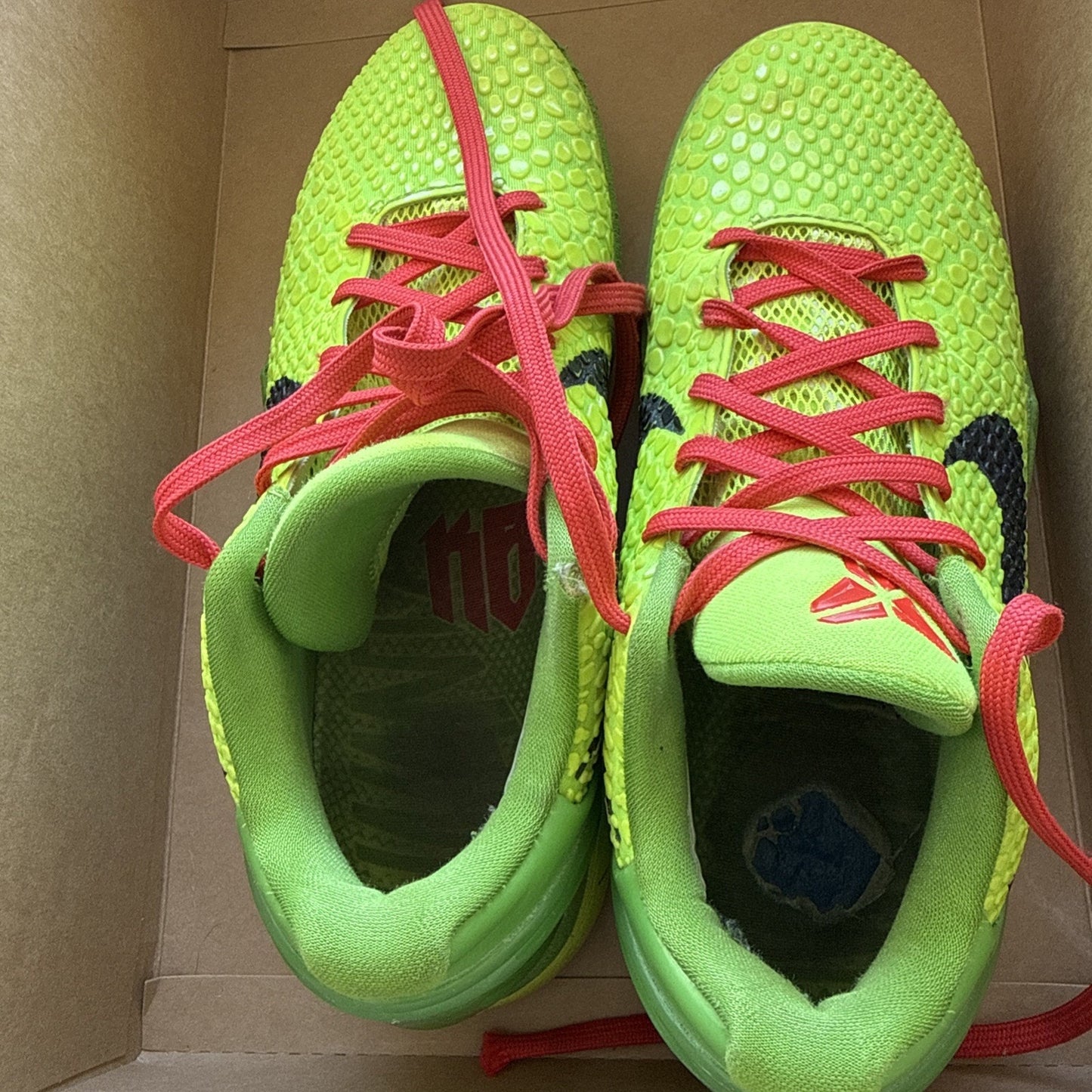 Size 6.5 - Nike Zoom Kobe 6 Protro Low Grinch