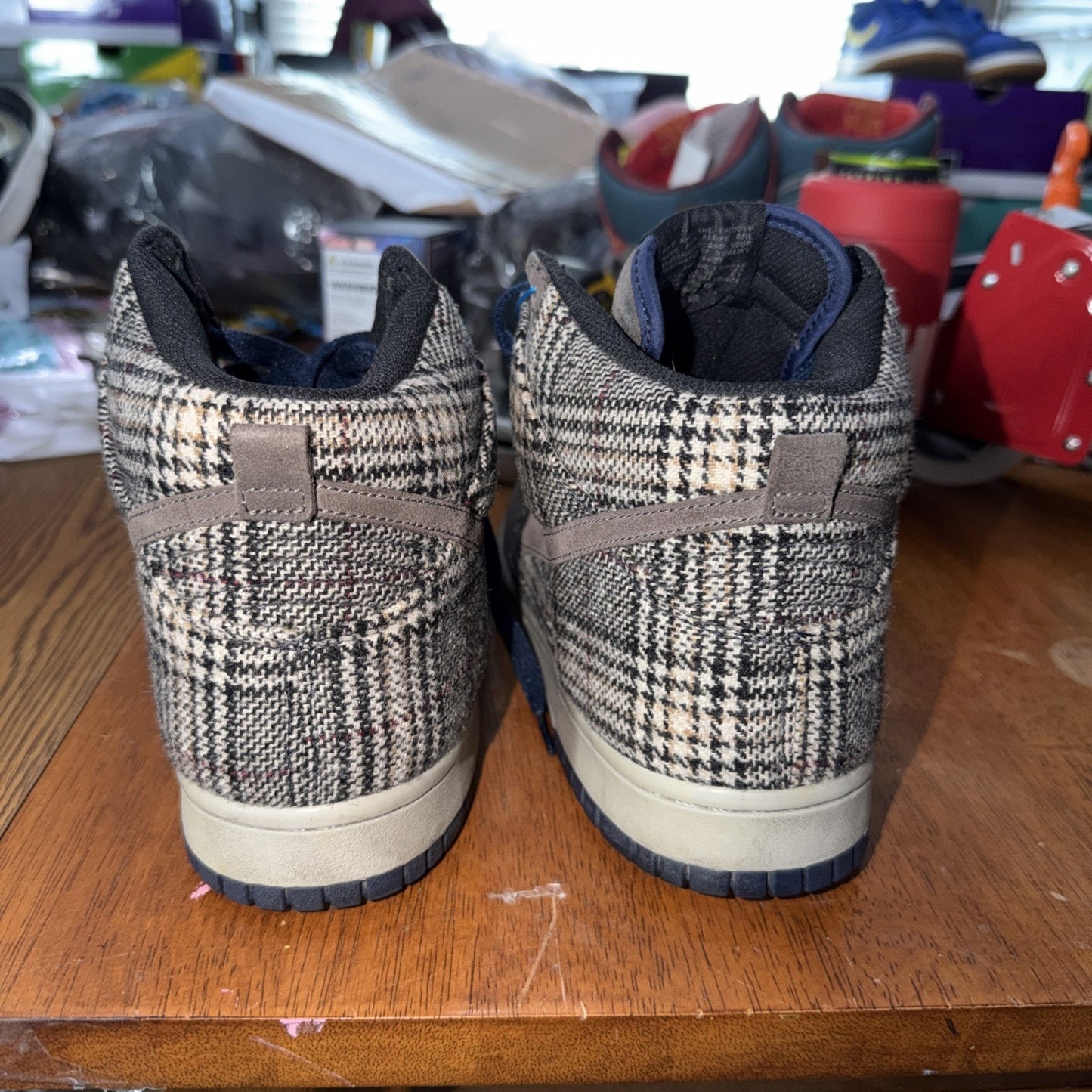 Size 9 Nike Dunk High Premium Tweed Pack Mens Rare