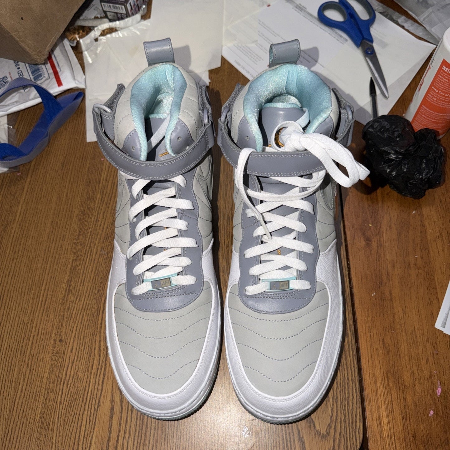 Size 13 - Air Jordan Fusion 12 LS Glacier Ice Rare
