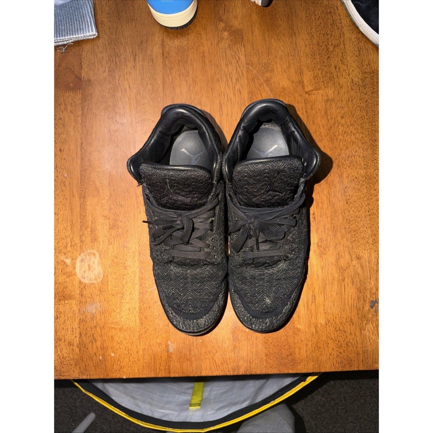 Size 10.5 - Air Jordan 3 Retro Flyknit Black