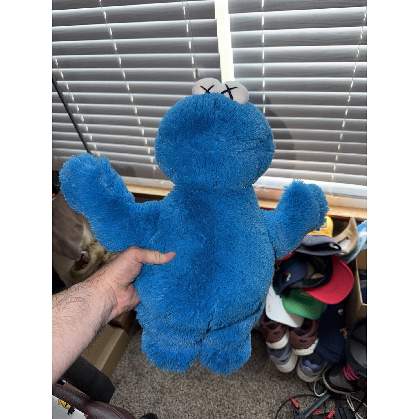 KAWS x Sesame Street Cookie Monster Plush Toy UNIQLO