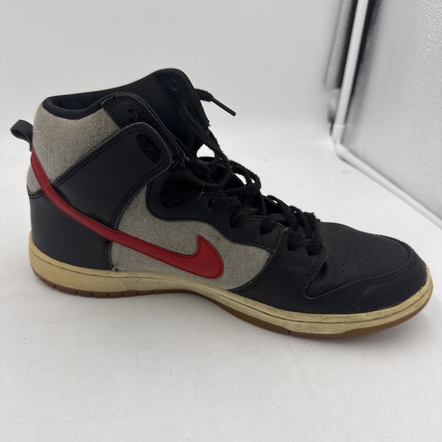 Size 11 - Nike Dunk Pro Sb High University Red Medium Gray