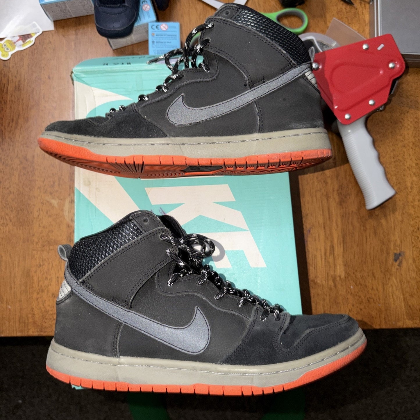 Size 8.5 - Nike Dunk Prm Shield High Black