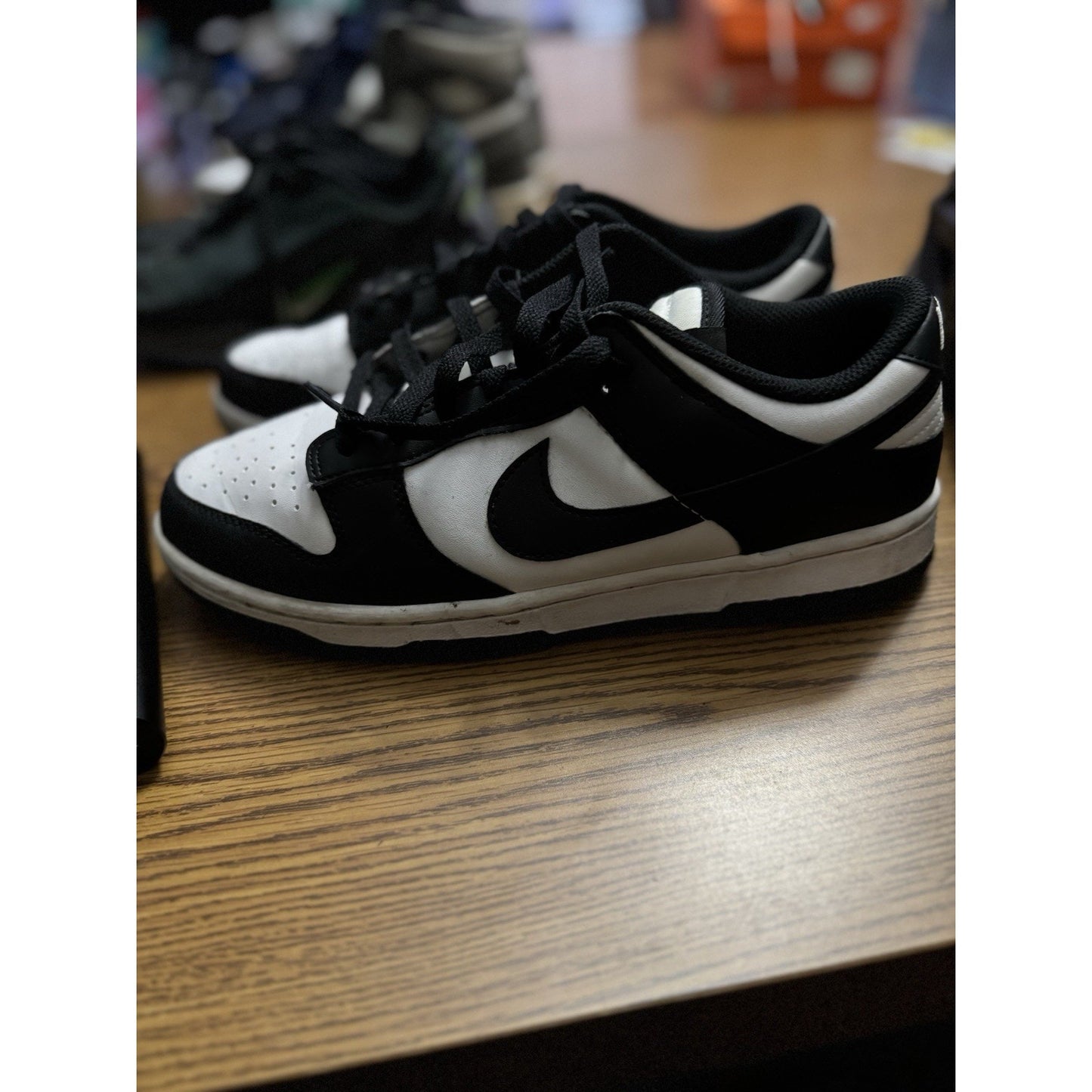 Size 9.5 - Nike Dunk Low Next Nature White Black W NBS137