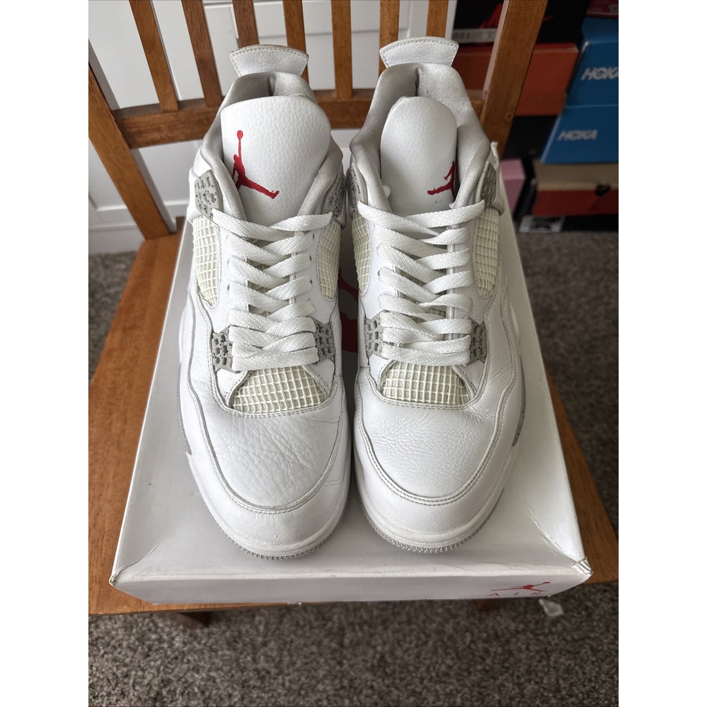 Size 11.5 - Jordan 4 Retro Mid White Oreo BS256