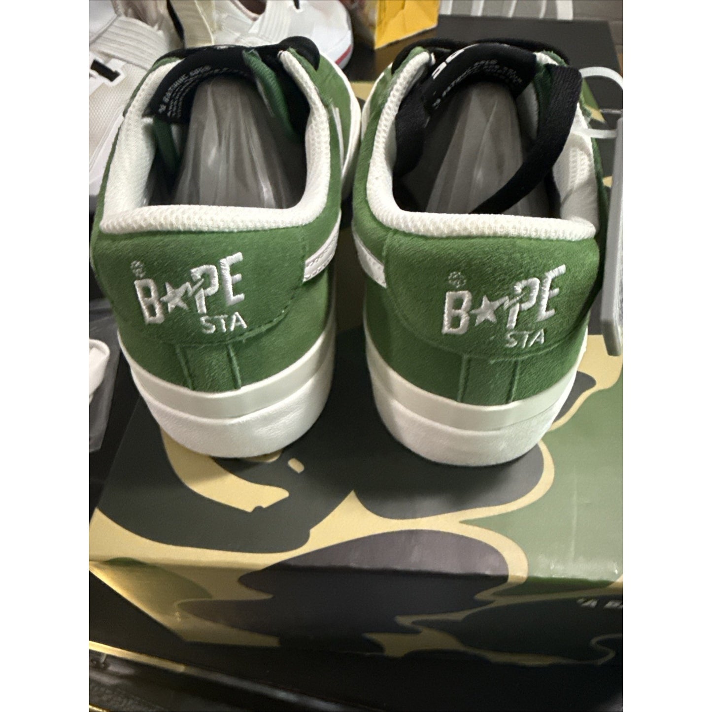 Size 7 - A Bathing Ape Mad Sta #1 M1 Green