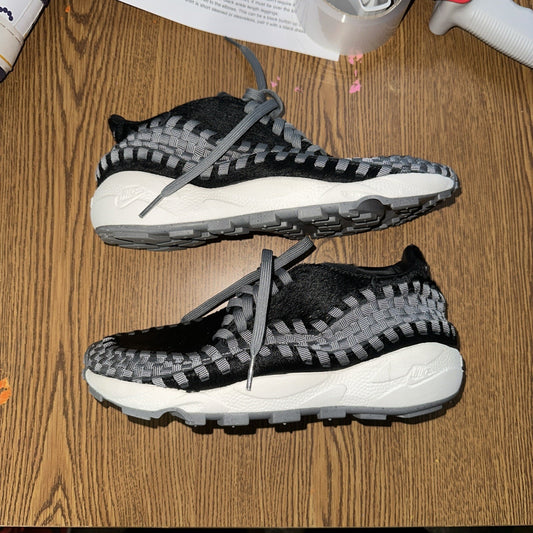 Size 7 - Nike Women's Air Footscape Woven Black Smoke Grey GGP Sample Tagged