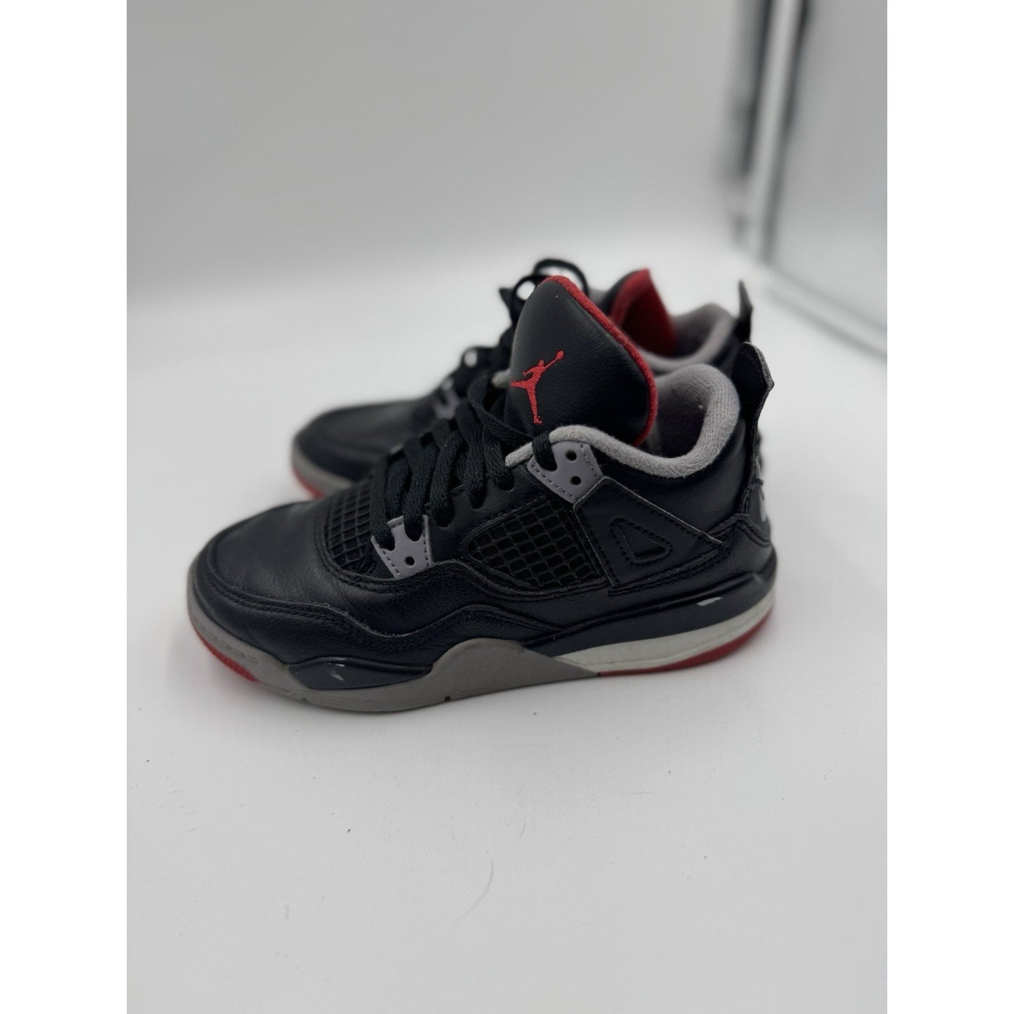 Nike Air Jordan 4 Retro Bred Reimagined Youth Size 13C Sneakers BQ7669-006 NBS269