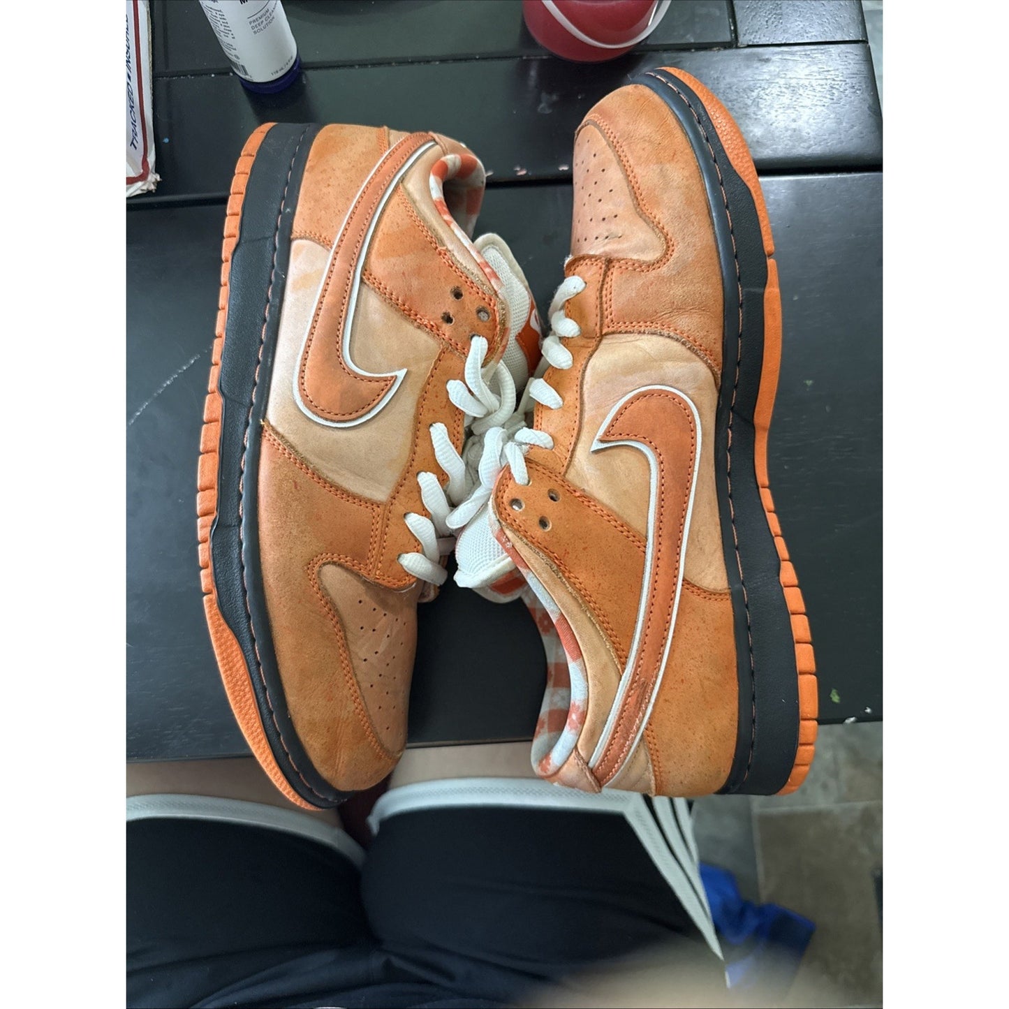 men’s nike sb dunk low concepts orange lobster FD8776-800 size 12