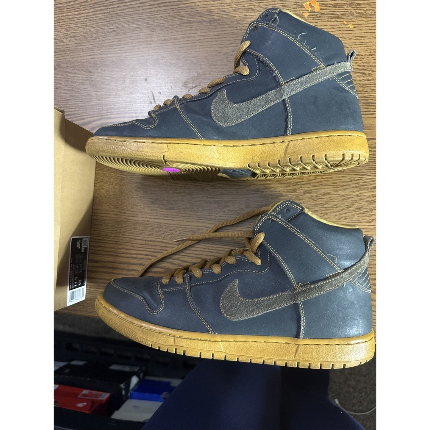 Size 10.5 - Nike Dunk Pro SB High Black